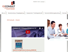 Tablet Screenshot of gsconsult.de
